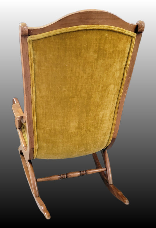 VTG Velvet Rocking Chair