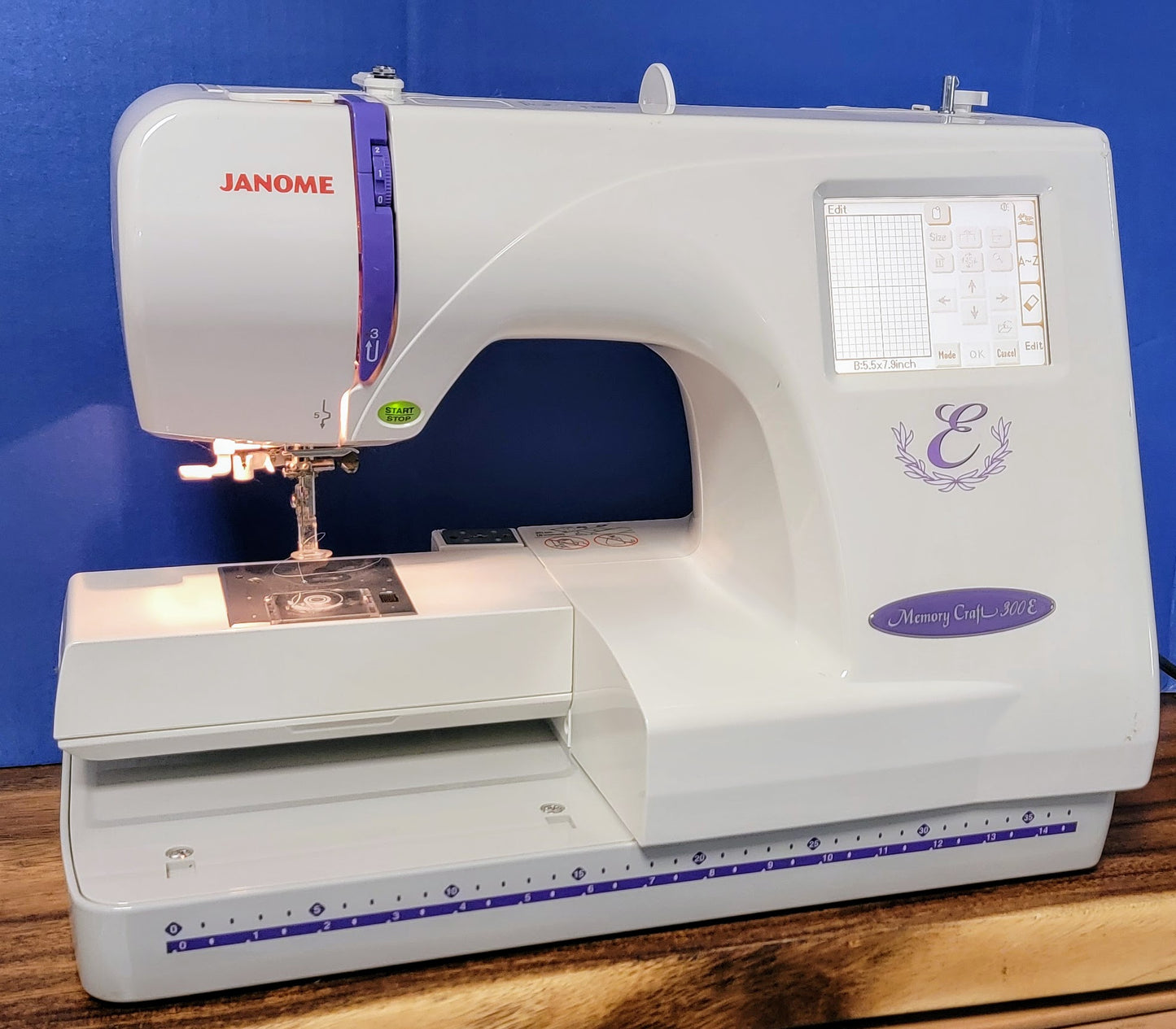 Janome Memory Craft 300E Embroidery Machine