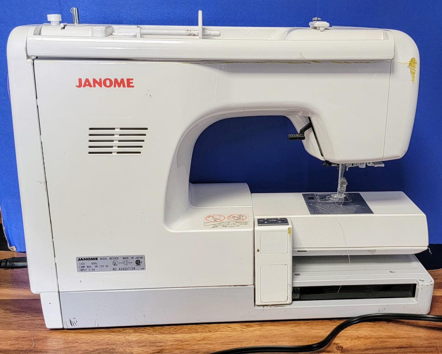 Janome Memory Craft 300E Embroidery Machine