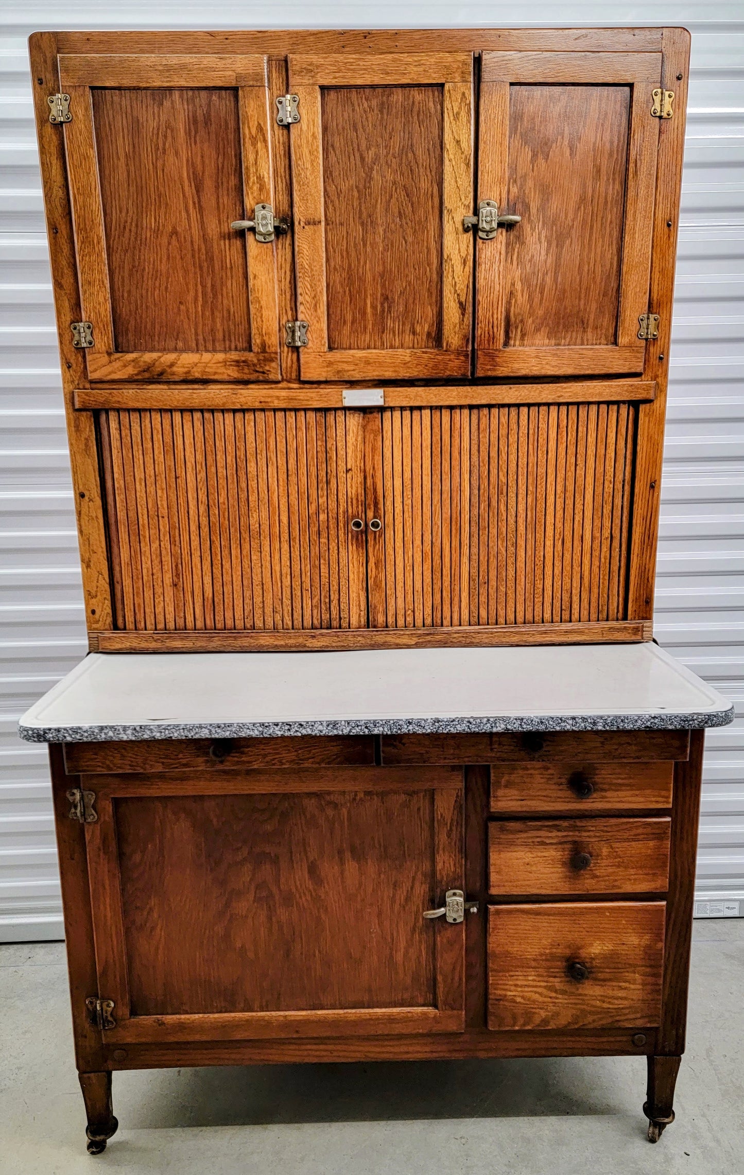 ORIGINAL ANTIQUE c. 1906 Hoosier Cabinet