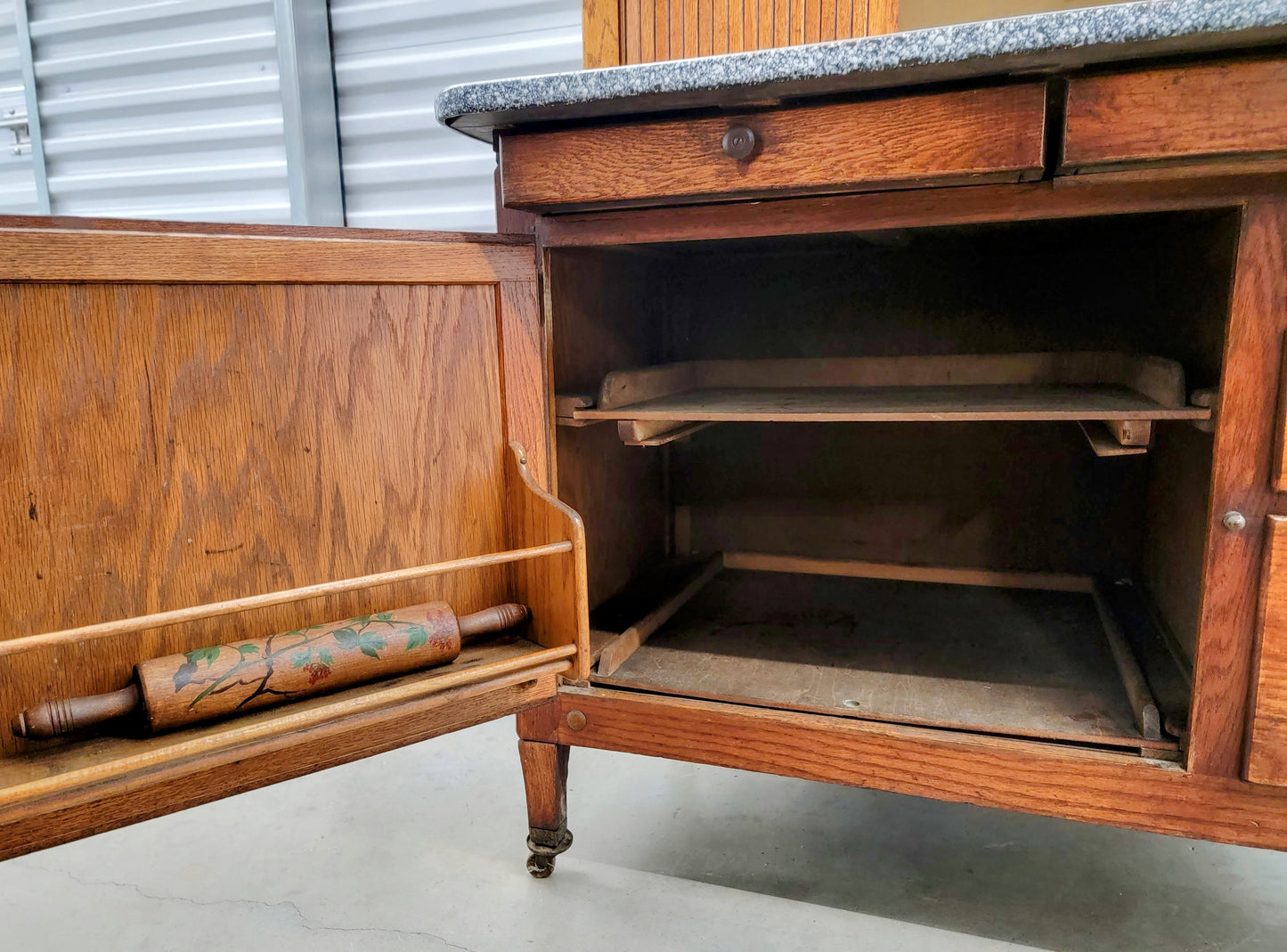 ORIGINAL ANTIQUE c. 1906 Hoosier Cabinet