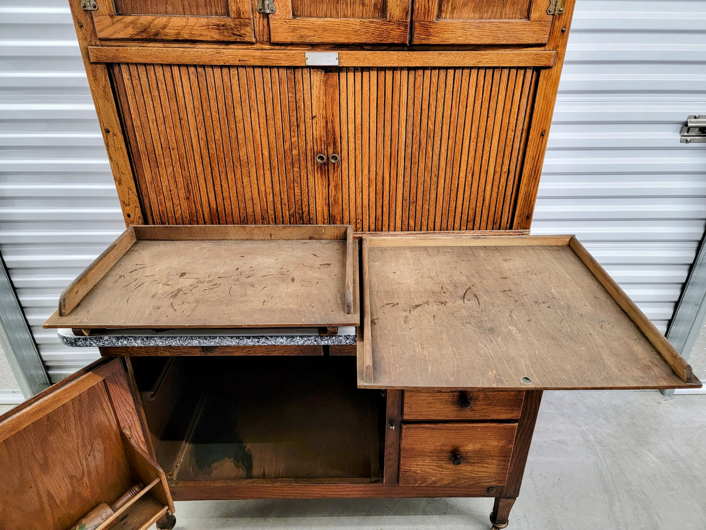 ORIGINAL ANTIQUE c. 1906 Hoosier Cabinet