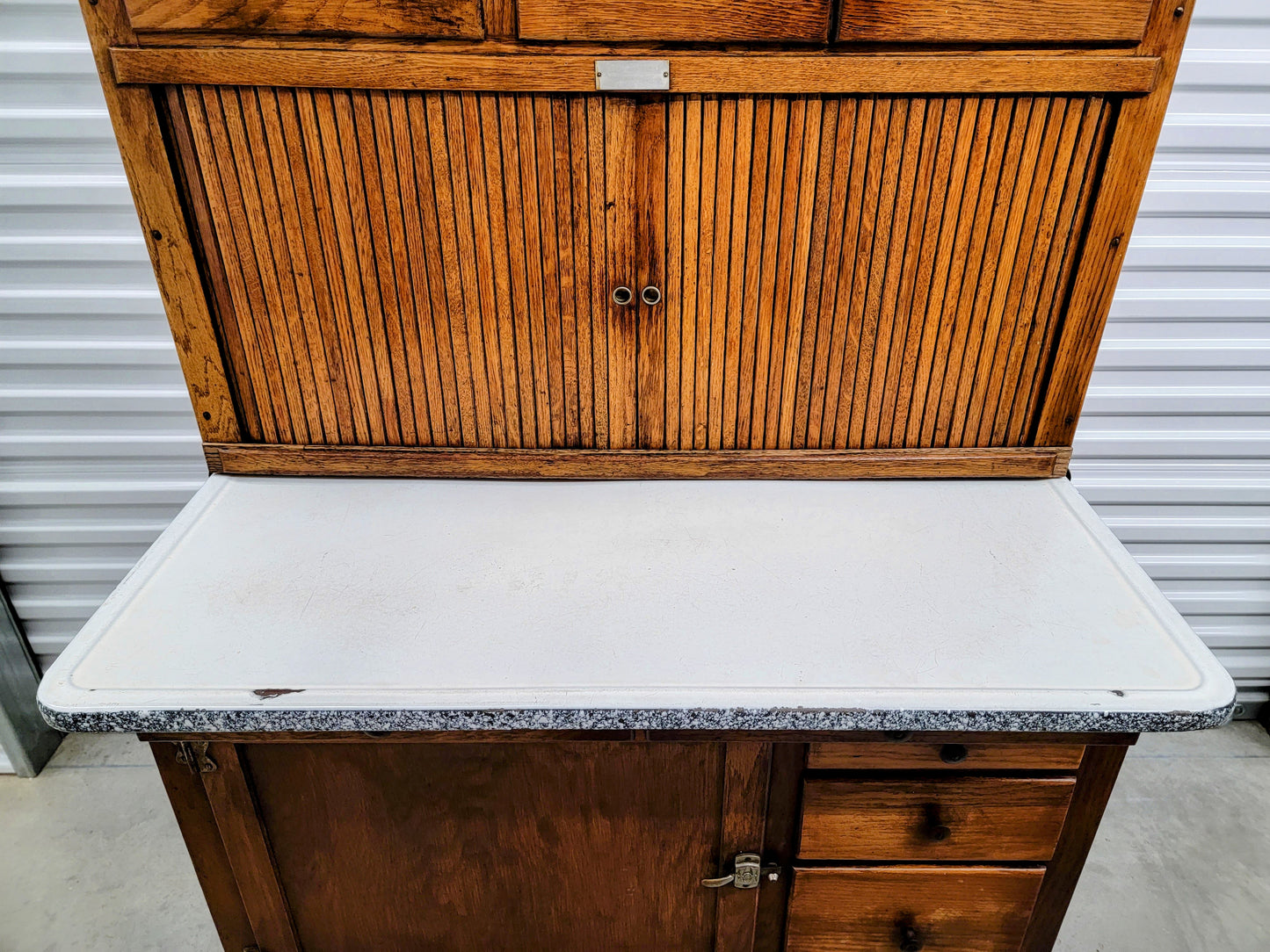 ORIGINAL ANTIQUE c. 1906 Hoosier Cabinet