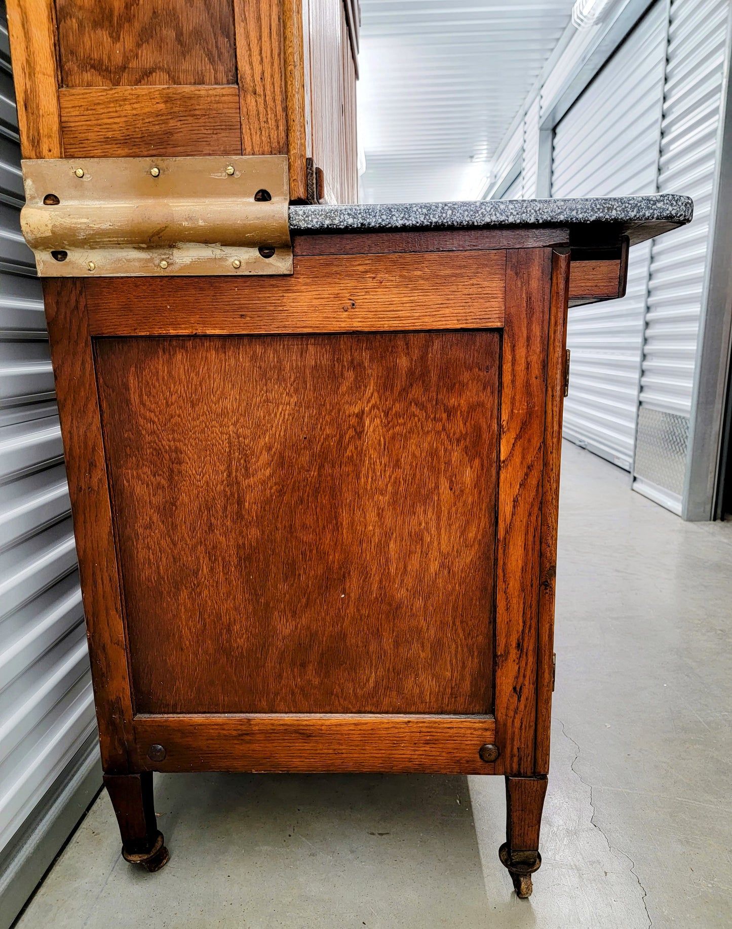 ORIGINAL ANTIQUE c. 1906 Hoosier Cabinet