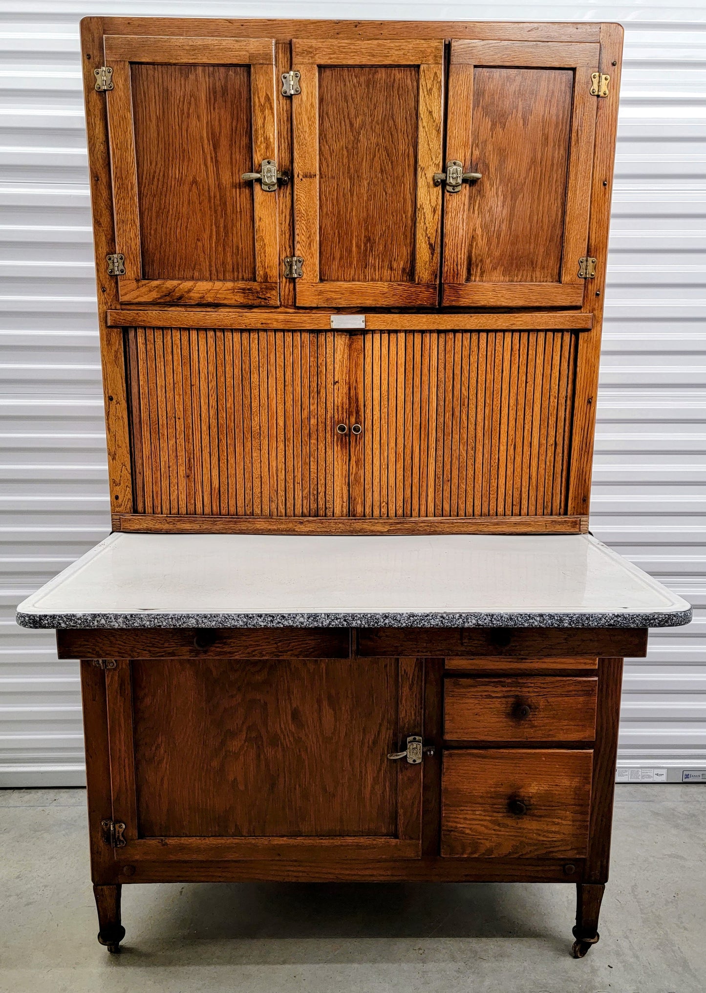 ORIGINAL ANTIQUE c. 1906 Hoosier Cabinet